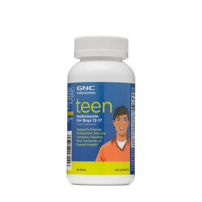 Вітаміни для хлопчиків GNC Teen Multivitamin For Boys 12-17 (120 caplets)