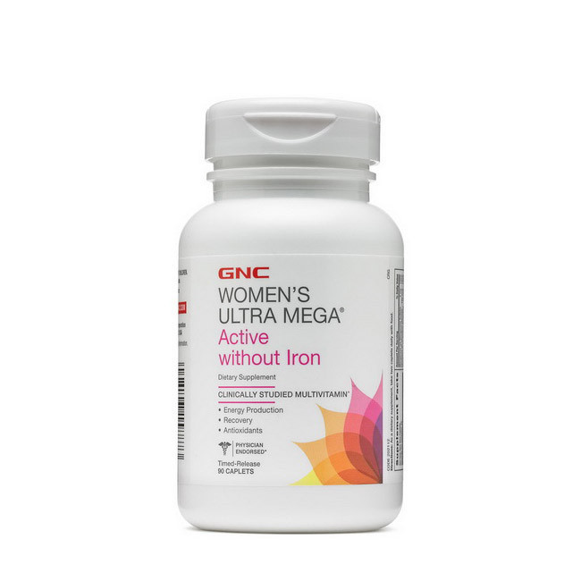 Вітаміни для жінок GNC WOMENS ULTRA ACTIVE NO IRON (90 caps)