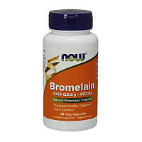 Бромелайн NOW Bromelain 500 mg (60 veg caps)