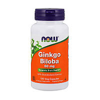 Гинкго Билоба NOW Ginkgo Biloba 60 mg (120 veg caps)