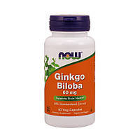 Гінкго Білоба NOW Ginkgo Biloba 60 mg (60 veg caps)