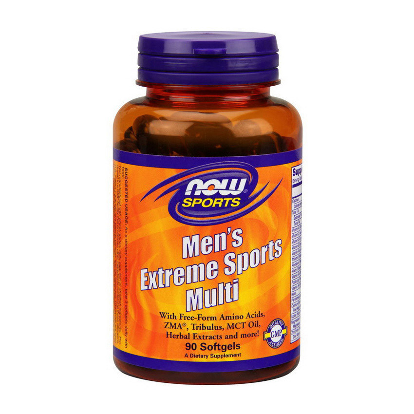 Вітаміни для чоловіків NOW men's Extreme Sports Multi (90 caps)