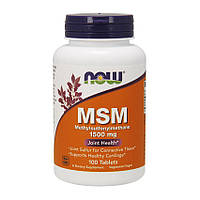 Метилсульфонилметан NOW MSM 1500 mg (100 tabs)