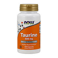 Таурин NOW Taurine 500 mg (100 caps)