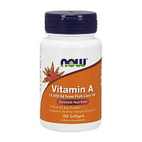 Вітамін A NOW Vitamin A 10000 (100 softgels)