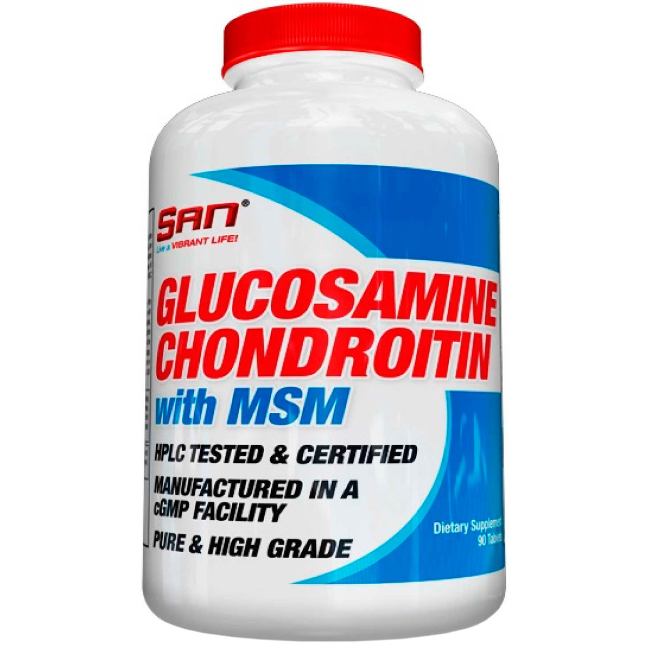 Хондропротектори S. A. N Glucosamine Chondroitin MSM (90 tabs)