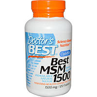 Для суглобів і зв'язок Doctor's s BEST Best MSM 1500 (120 tabs)