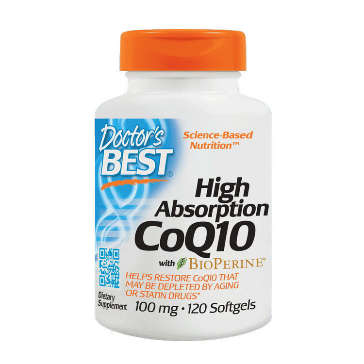 Коензим Q10 Doctor's s BEST High Absorption CoQ10 100 mg (120 softgels)