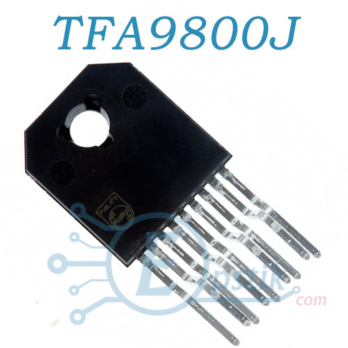 TFA9800J, двоканальний аудіопідсилювач, 2 × 7 Вт, DBS7P