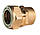 Муфта труба-внутрішня різьба латунна DISPIPE BIC15*3/4 (F), з'єднання з внутрішнім різьбленням на гофротрубу, фото 3