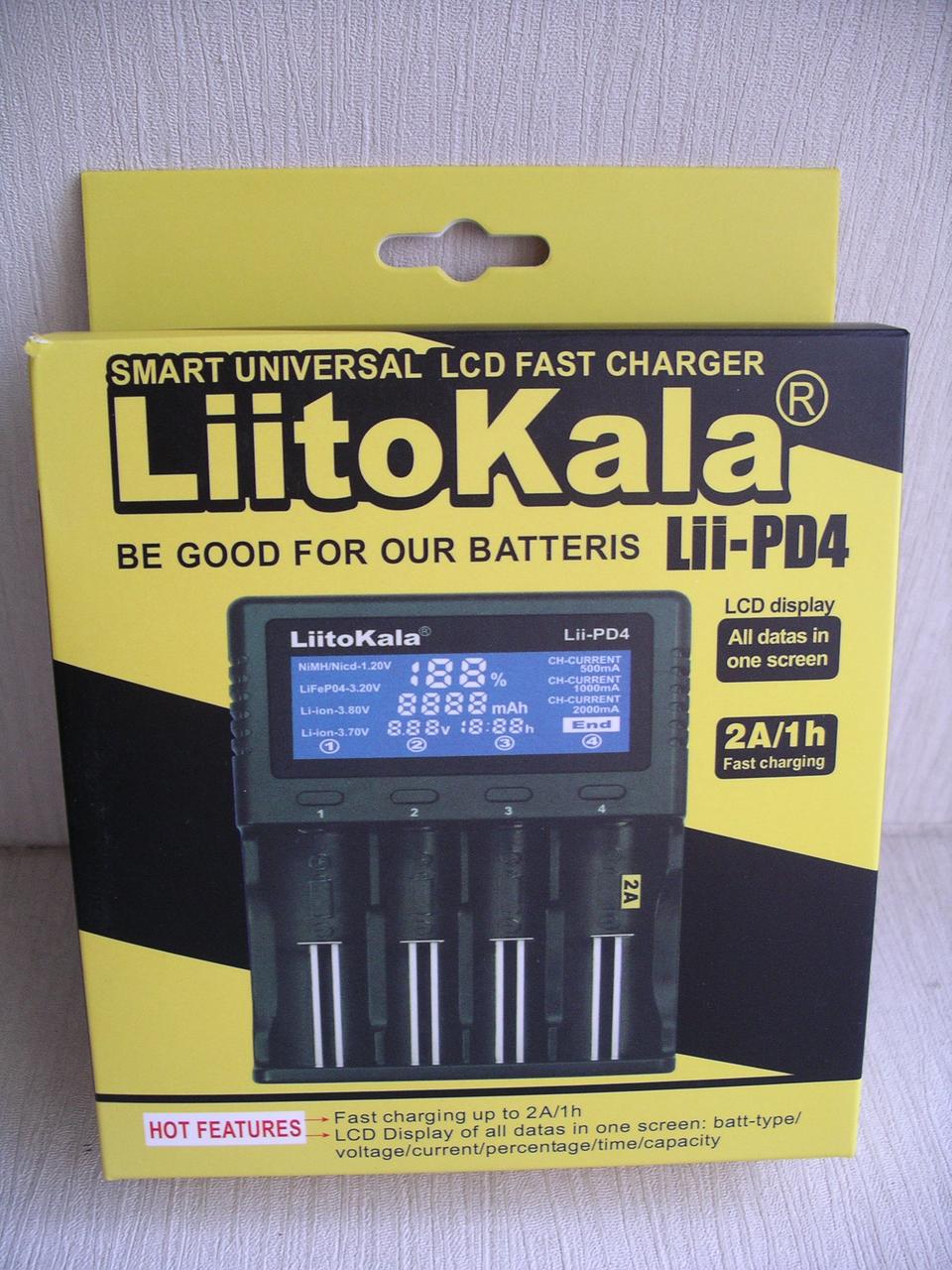 Зарядное устройство LiitoKala Lii-PD4 - фото 1 - id-p964367415