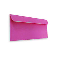 Розовый конверт Е65 110х220 мм, печать на конвертах , Шелкотрафаретная печать на конвертах