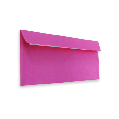 Рожевий конверт Е65 110х220 мм, друк на конвертах, Шовкотрафаретний друк на конвертах