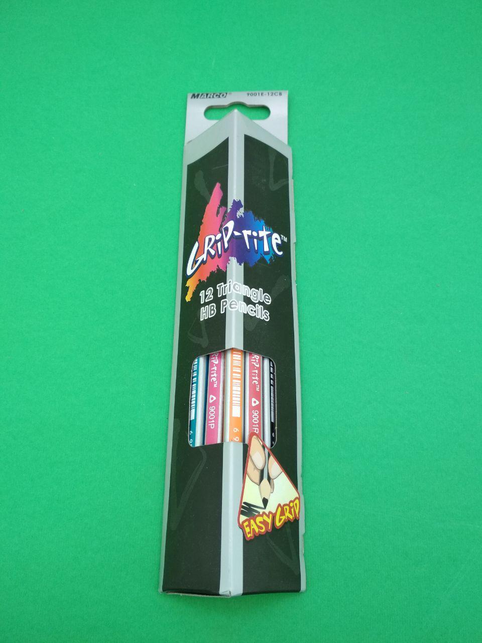 Олівці кольорові набір 12 кольорів "графіті" тм. Марко No9001Е-12СВ (1 пачка), фото 1