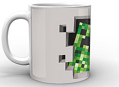 Кружка GeekLand Minecraft Майнкрафт крипер MС.02.022