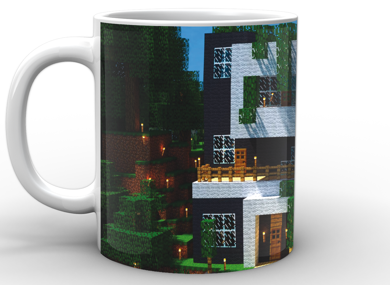 Кухоль GeekLand Minecraft Майнкрафт будинок MС.02.025.686