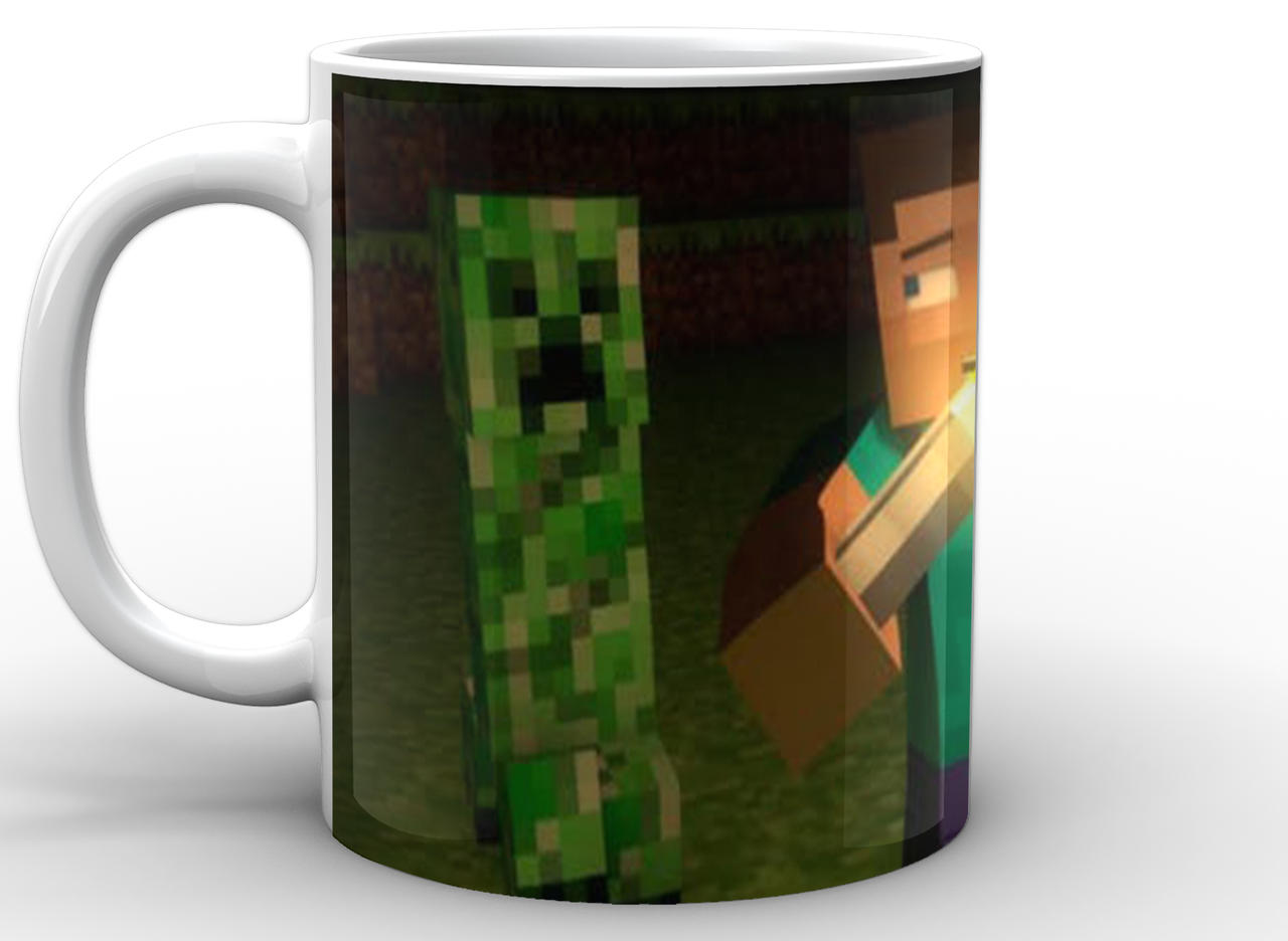 Кухоль GeekLand Minecraft Майнкрафт ліхтарик MС.02.038