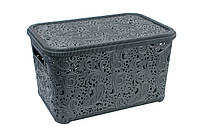 Кошик "Ажур" з кришкою, 18л