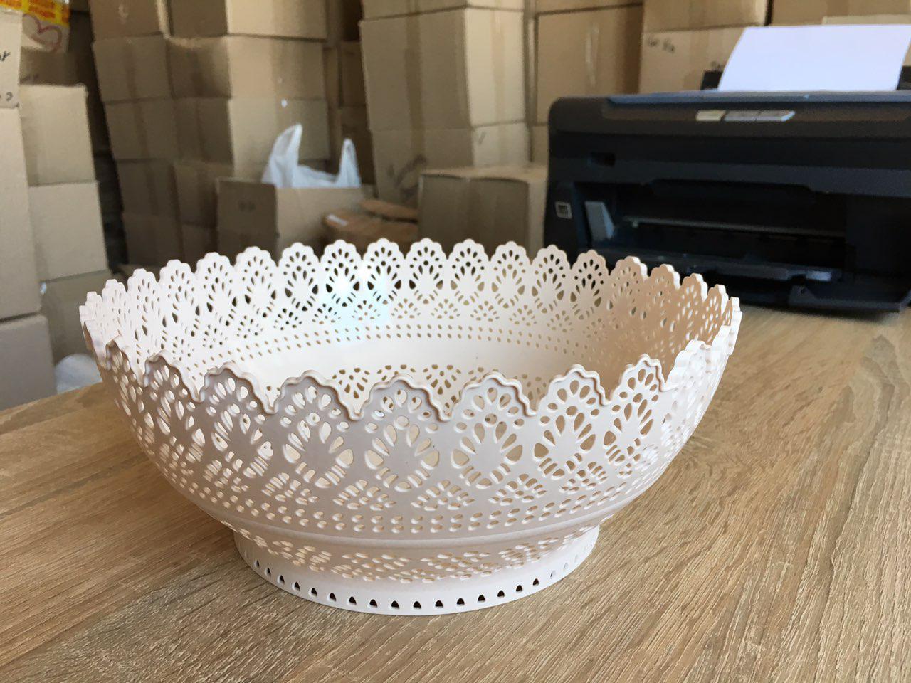 Сухарниця "Ажур", кругла, фото 1