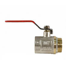 Кран Water PRO 1 1/2" ГШ Ручка кульовий латунний (Гайка-Штуцер)