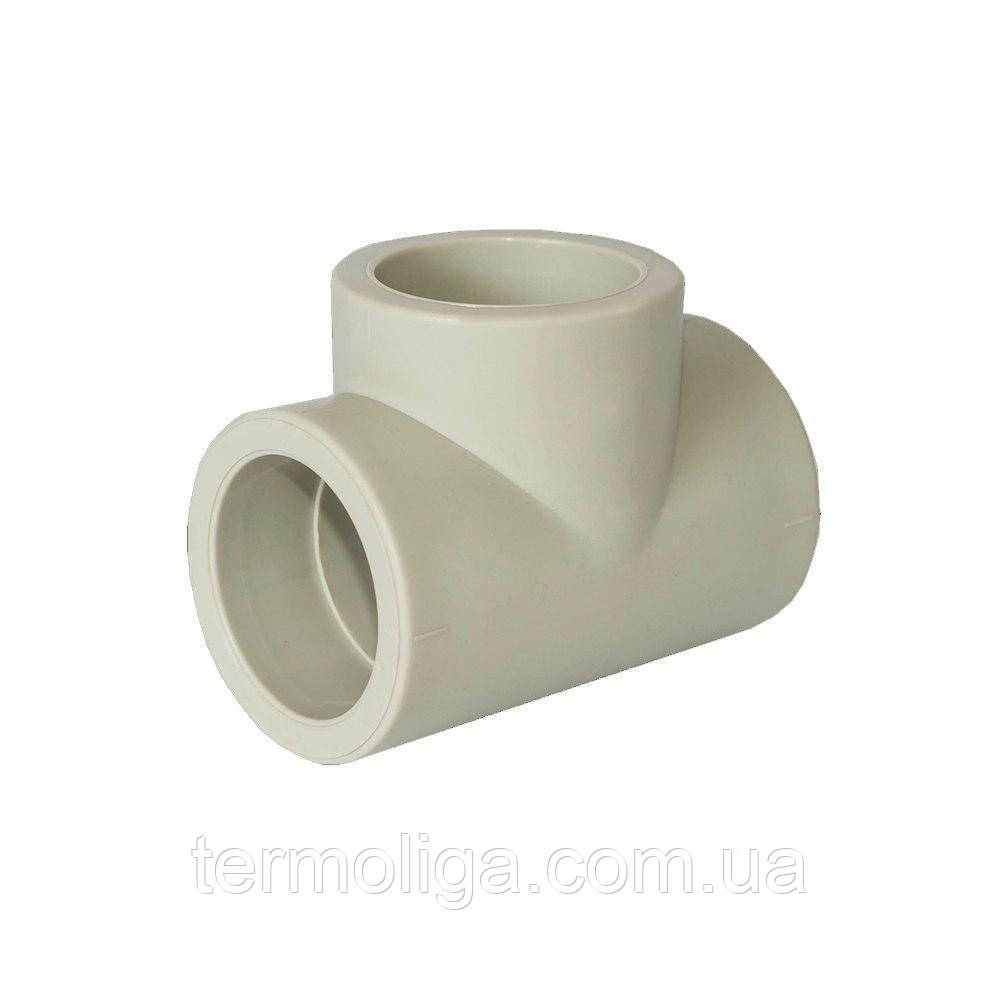 EVCI-трійник-редукція 25×20×25 для паяння поліпропіленових труб PPR, фото 1