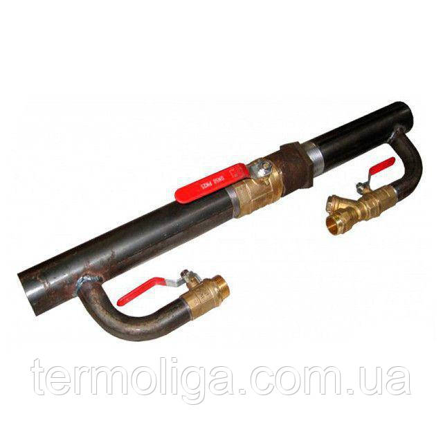 Довгий Байпас 40x1 1/2" у зборі Кран Латунь