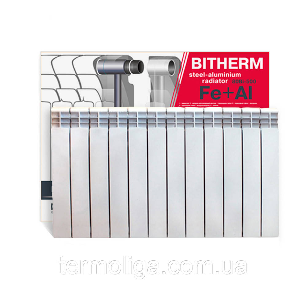 Радіатор Bitherm 80X350 біметалевий (Секційний)