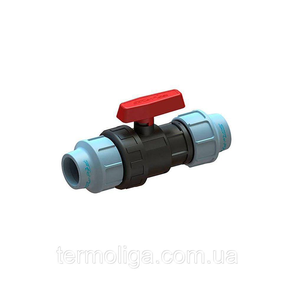 ПНД кран кульовий 32х1 із зовнішньою різзю, фото 1