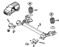 Сайлентбоки задньої балки