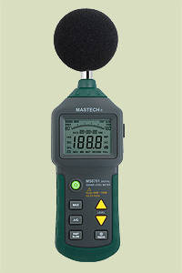 MS6701 Mastech Цифровий шумомір 30dB ~ 130dB, точн. ±2dB, частота вим. 2 вим./с, пам'ять на 16000 вим.,RC232C