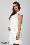 Плаття для вагітних та годуючих ELEZEVIN DR-27.022 молочне, розмір 48, фото 3
