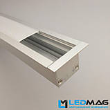 Бічна заглушка профілю для світлодіодної стрічки вбудованого 50(35)х35 мм ЛП-17, фото 2