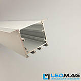 Бічна заглушка профілю для світлодіодної стрічки вбудованого 50(35)х35 мм ЛП-17, фото 4