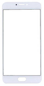 Корпусне скло на Meizu MX6 біле