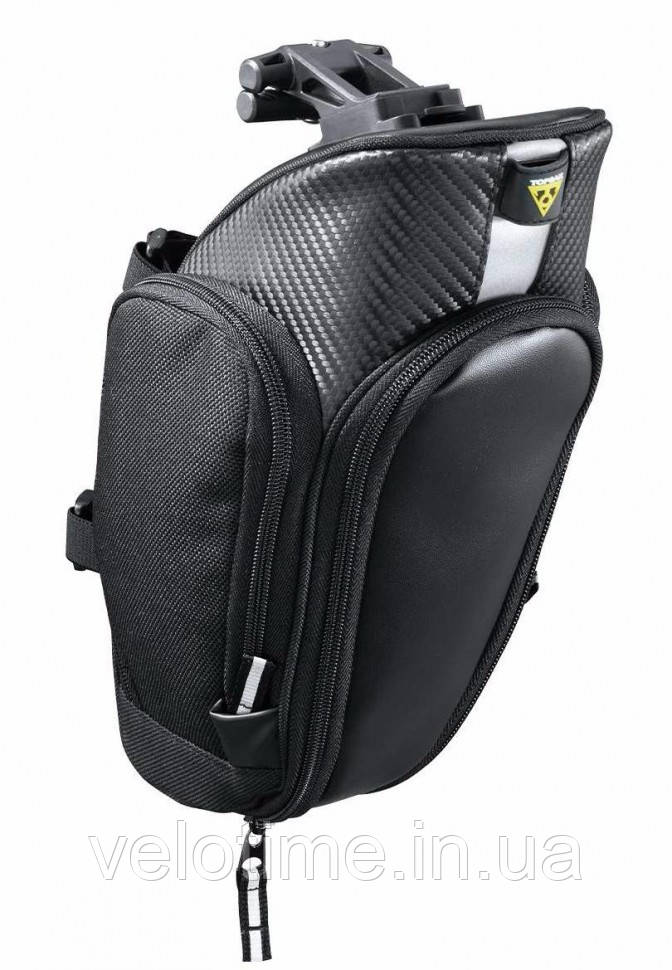 Сумка під сідло Topeak MondoPack (XL, з фіксатором, чорний)
