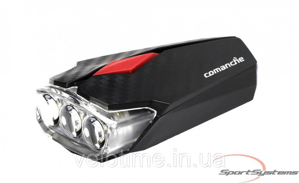 Передня фара-мигалка Comanche UNI LIGHT (чорний)