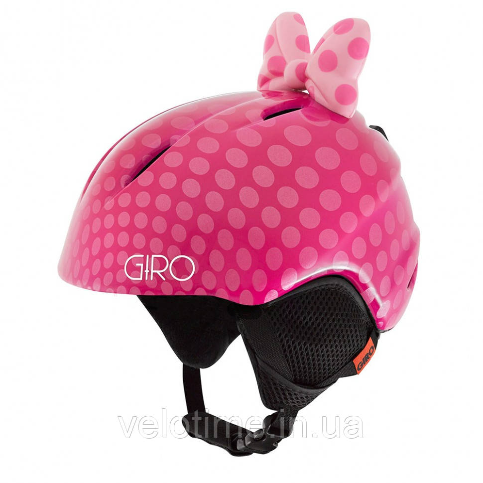 Шолом зим. Giro Launch Plus дитина (52-55,5 см, комбінат Bow Polka Dots)