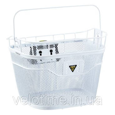 Кошик на рульTopeak Basket Front, 16л, с /фікс. F3e (білий)
