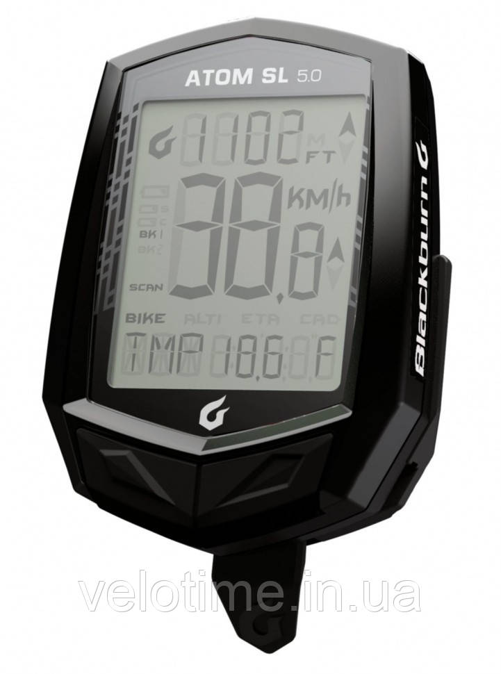 Велокомп'ютер Blackburn Atom SL 5.0 (чорний), фото 1