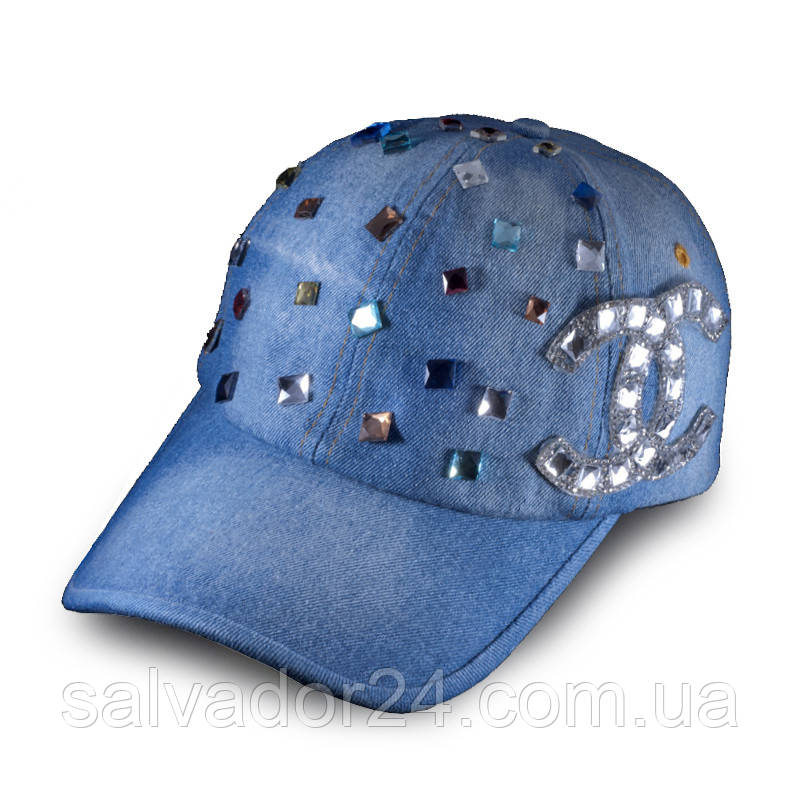 Жіноча джинсова бейсболка, кепка Denim