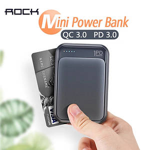 ROCK P65 Mini PD Power Bank 10000mah PD3.0 QC3.0 черный