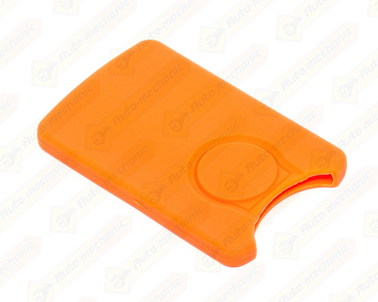 Силиконовый чехол на ключ-карту (оранжевый) на Renault Logan, Megane, Scenic, Clio, Koleos - фото 3 - id-p964627855