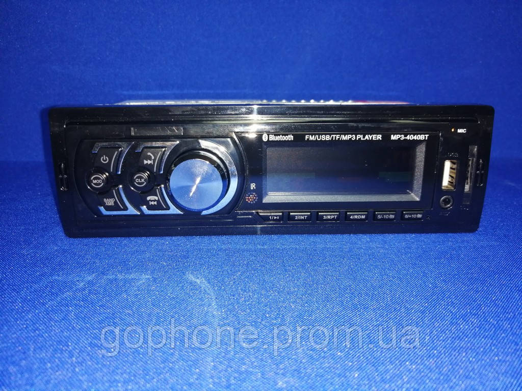 Автомагнітола MP3 4040BT FM/USB/TF 4x45 Вт