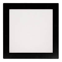 Панель LED накладна BLACK LUSF SQ-18C 4000K 18W квадрат (210*210*28) алюмний TM LUMANO