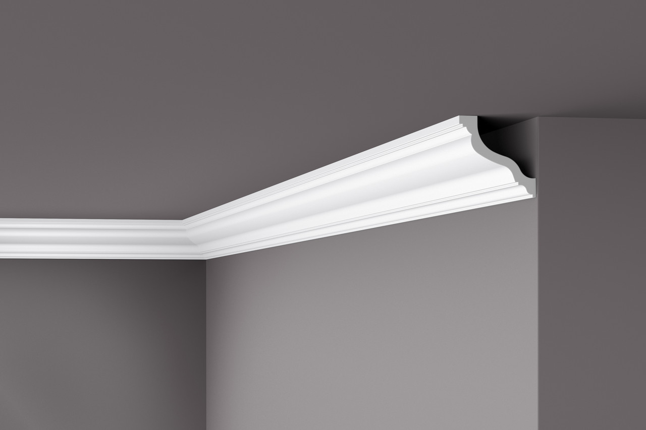 Стельовий плінтус Wallstyl WT10 (8х8)см, довжина 2м, фото 1