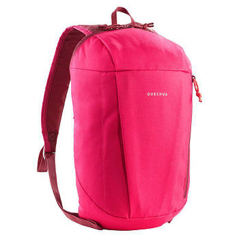 Рюкзак міський світло-рожевий на 10 літрів (велосипедний, легкий, дитячий) QUECHUA