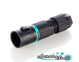 Рознімний мініз'єднувачі вилка IP68. THB.381.A2A IP68. Кількість полюсів 2. "ПАПА"