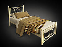 Металеве ліжко "Нарцис міні на дерев'яних ногах" TM "Tenero"