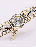 Наручний красиві годинник з браслетом, фото 3