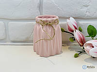 Оригинальная керамическая ваза "PRETTY" дополнение к дизайну розовая ваза